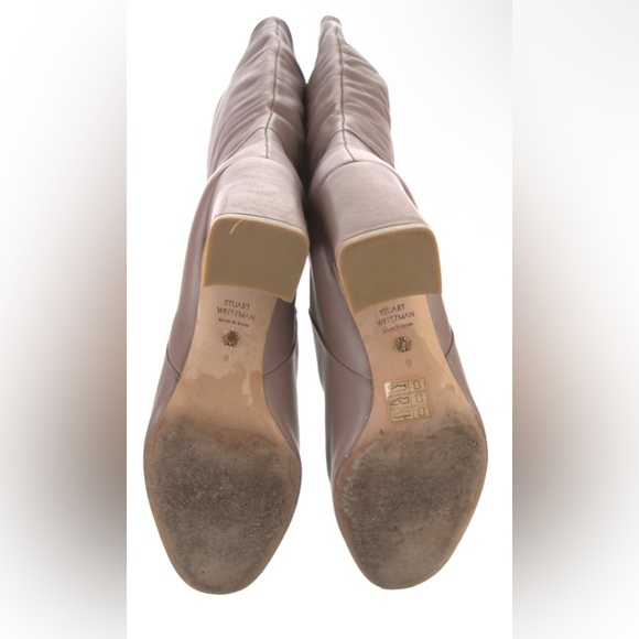 Stuart Weitzman Brown Over the Knee Boots 9 - Picture 4 of 4